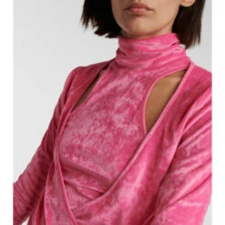Ganni Cutout Wrap Velvet Top 2 Ganni Cutout Wrap Velvet Top -Ganni Shop unnamed file 109