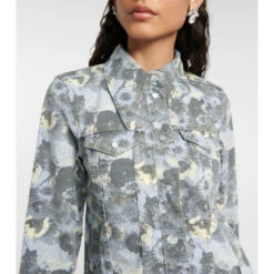 Ganni Printed Denim Shirt 2 Ganni Printed Denim Shirt -Ganni Shop unnamed file 11