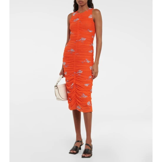 unnamed-file-145.jpg Ganni Floral Ruched Midi Dress -Ganni Shop unnamed file 145