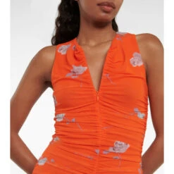 Ganni Floral Ruched Midi Dress 2 Ganni Floral Ruched Midi Dress -Ganni Shop unnamed file 147