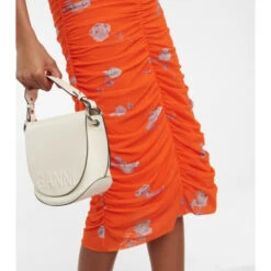 Ganni Floral Ruched Midi Dress 3 Ganni Floral Ruched Midi Dress -Ganni Shop unnamed file 148