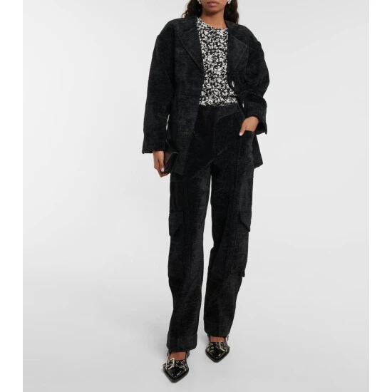 unnamed-file-153.jpg Ganni High-rise Wide-leg Chenille Pants -Ganni Shop unnamed file 153