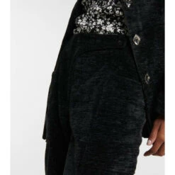 Ganni High-rise Wide-leg Chenille Pants 2 Ganni High-rise Wide-leg Chenille Pants -Ganni Shop unnamed file 155