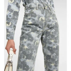 Ganni Printed Flare Jeans 2 Ganni Printed Flare Jeans -Ganni Shop unnamed file 167