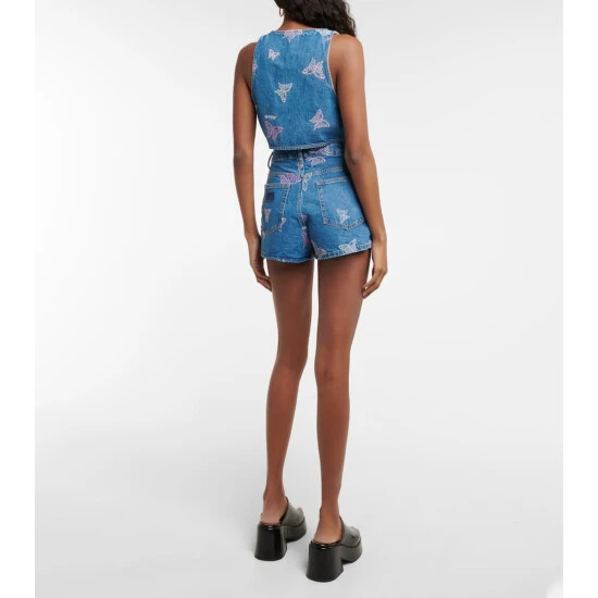 unnamed-file-175.jpg Ganni Embroidered Denim Crop Top -Ganni Shop unnamed file 175