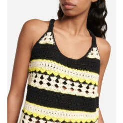 Ganni Logo Striped Crochet Minidress 2 Ganni Logo Striped Crochet Minidress -Ganni Shop unnamed file 182