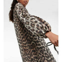 Ganni Jacquard Leopard-print Minidress -Ganni Shop unnamed file 186