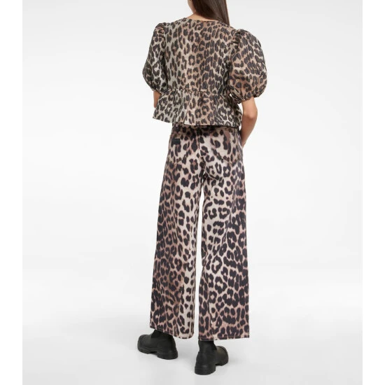 unnamed-file-188.jpg Ganni Leopard-print Jacquard Peplum Blouse -Ganni Shop unnamed file 188