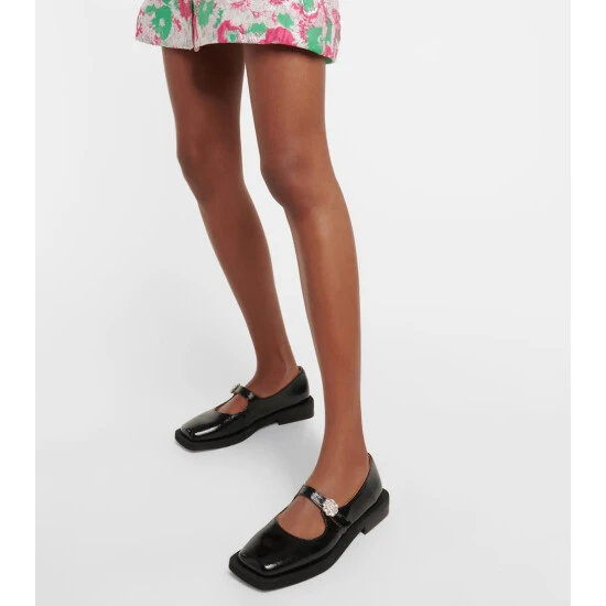 unnamed-file-196.jpg Ganni Leather Mary Jane Ballet Flats -Ganni Shop unnamed file 196