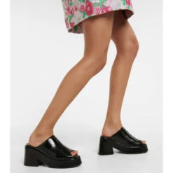 Ganni Platform Patent Leather Sandals -Ganni Shop unnamed file 211