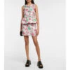 Ganni Floral Jacquard Miniskirt