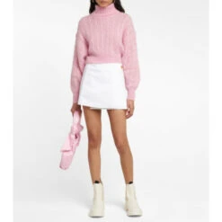 Ganni Denim Miniskirt