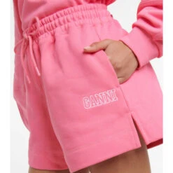 Ganni Cotton-blend Shorts -Ganni Shop unnamed file 268