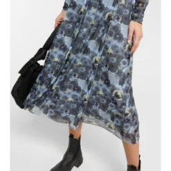 Ganni Floral Mesh Wrap Midi Dress -Ganni Shop unnamed file 272