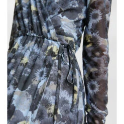 Ganni Floral Mesh Wrap Midi Dress -Ganni Shop unnamed file 273