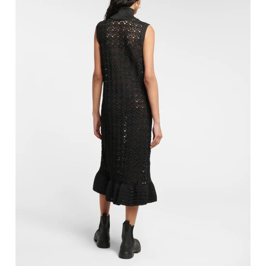 unnamed-file-288.jpg Ganni Metallic Knit Turtleneck Midi Dress -Ganni Shop unnamed file 288