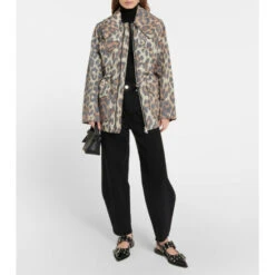 Ganni Leopard-print Jacket