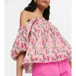 Ganni Floral Puff-sleeve Top 2 Ganni Floral Puff-sleeve Top -Ganni Shop unnamed file 297