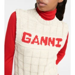 Ganni Rope Cotton-blend Vest 2 Ganni Rope Cotton-blend Vest -Ganni Shop unnamed file 300