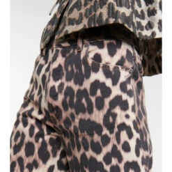 Ganni Leopard-print Wide-leg Jeans -Ganni Shop unnamed file 307