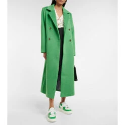 Ganni Faux Leather Sneakers