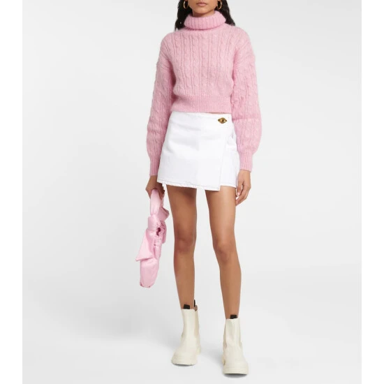 unnamed-file-340.jpg Ganni Cable-knit Turtleneck Mohair-blend Sweater -Ganni Shop unnamed file 340