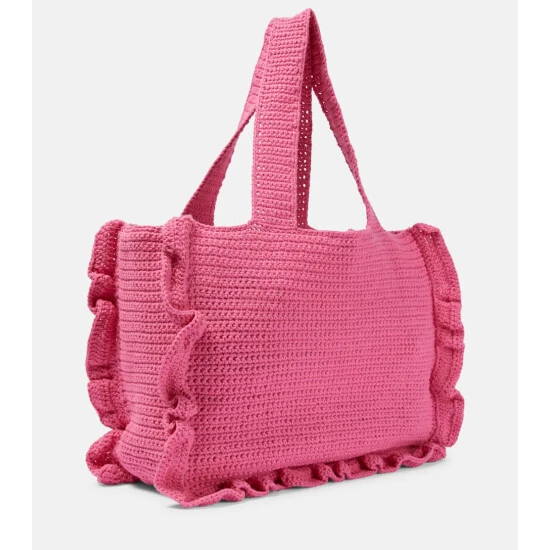 unnamed-file-354.jpg Ganni Frill-trimmed Crochet Tote Bag -Ganni Shop unnamed file 354