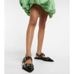 Ganni Leather Slingback Sandals 2 Ganni Leather Slingback Sandals -Ganni Shop unnamed file 392