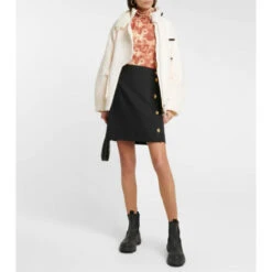 Ganni Bouclé Wool-blend Jacket