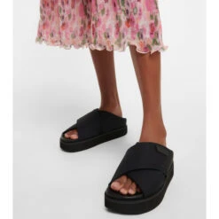 Ganni Crossover Platform Sandals -Ganni Shop unnamed file 48