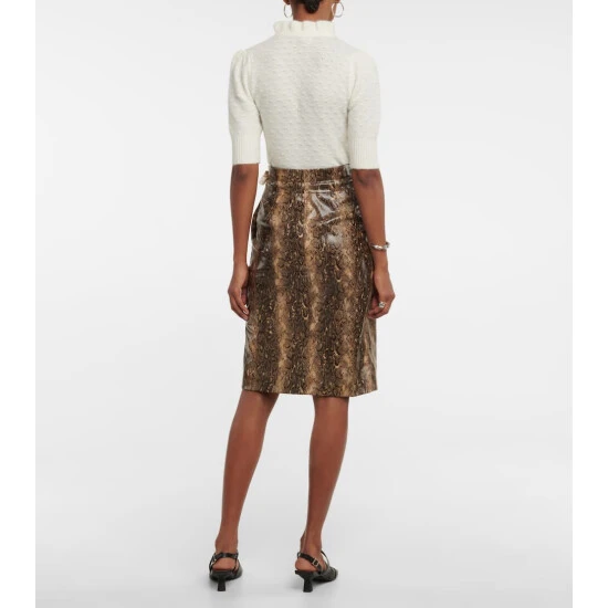unnamed-file-493.jpg Ganni Snakeskin-print Midi Skirt -Ganni Shop unnamed file 493