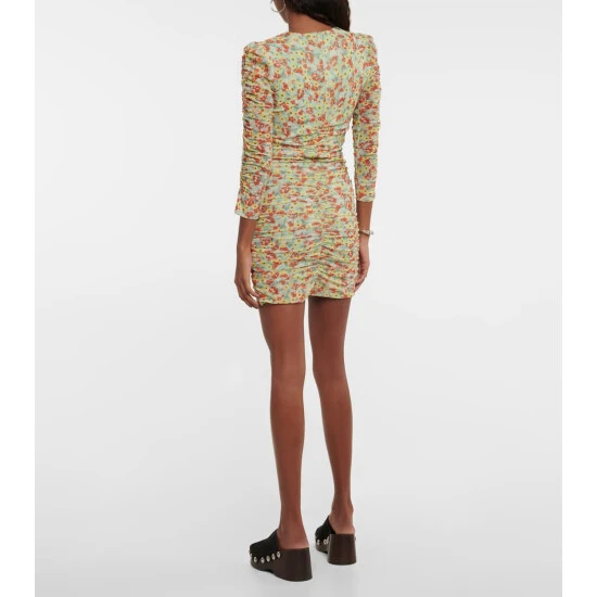 unnamed-file-530.jpg Ganni Ruched Floral Minidress -Ganni Shop unnamed file 530