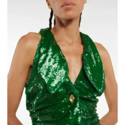 Ganni Sequined Ruched Midi Dress 2 Ganni Sequined Ruched Midi Dress -Ganni Shop unnamed file 538