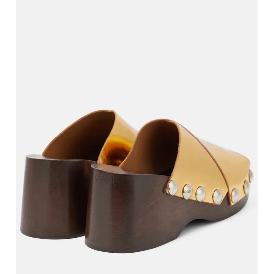 unnamed-file-589.jpg Ganni Embellished Metallic Leather Clogs -Ganni Shop unnamed file 589