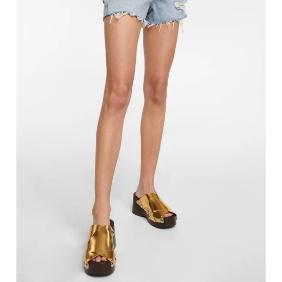 unnamed-file-590.jpg Ganni Embellished Metallic Leather Clogs -Ganni Shop unnamed file 590