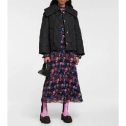 Ganni Leather Chelsea Ankle Boots