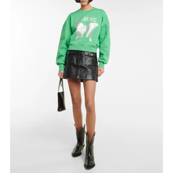 unnamed-file-62.jpg Ganni Logo Cotton Sweatshirt -Ganni Shop unnamed file 62