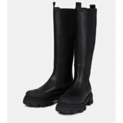 Ganni Leather Knee-high Boots -Ganni Shop unnamed file 624