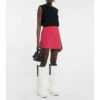 Ganni Wool-blend Miniskirt