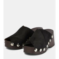 Ganni Embellished Suede Clogs -Ganni Shop unnamed file 677