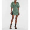 Ganni Jacquard Organza Minidress