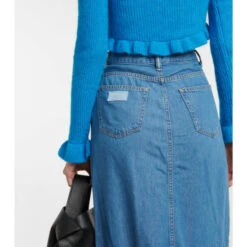 Ganni High-rise Denim Maxi Skirt 3 Ganni High-rise Denim Maxi Skirt -Ganni Shop unnamed file 721