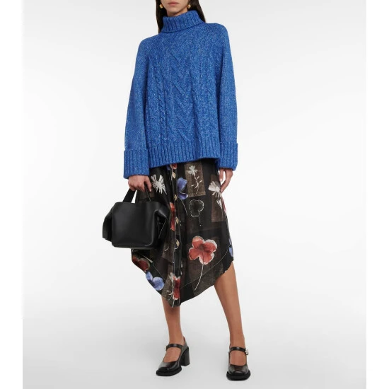 unnamed-file-734.jpg Ganni Cable-knit Turtleneck Sweater -Ganni Shop unnamed file 734