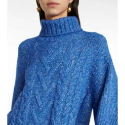 Ganni Cable-knit Turtleneck Sweater 2 Ganni Cable-knit Turtleneck Sweater -Ganni Shop unnamed file 736