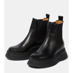 Ganni Leather Chelsea Boots -Ganni Shop unnamed file 744