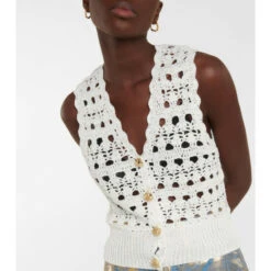 Ganni Crochet Vest -Ganni Shop unnamed file 783
