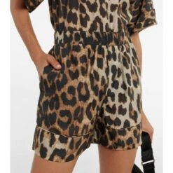 Ganni Leopard-print Shorts -Ganni Shop unnamed file 786