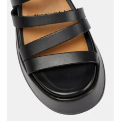Ganni Platform Leather Sandals -Ganni Shop unnamed file 791