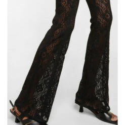 Ganni High-rise Lace Flared Pants -Ganni Shop unnamed file 795