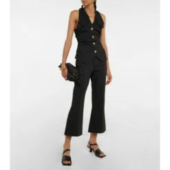 Ganni Striped Flared Pants